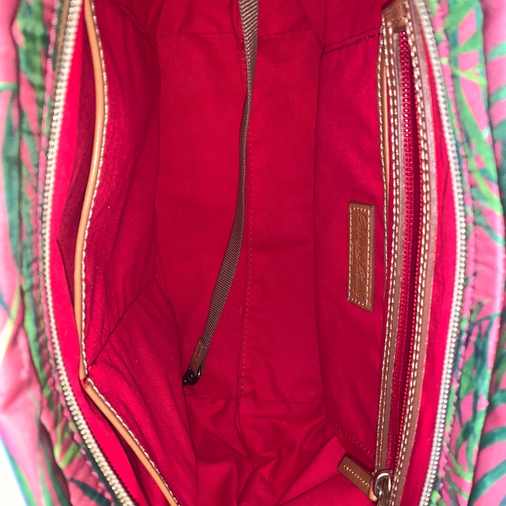 Dooney & Bourke Nylon Pink Siesta Key Devon Tote - Picture 11 of 16